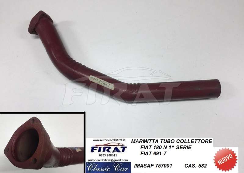 MARMITTA FIAT 180 - 691 ANT. (757001) - Clicca l'immagine per chiudere